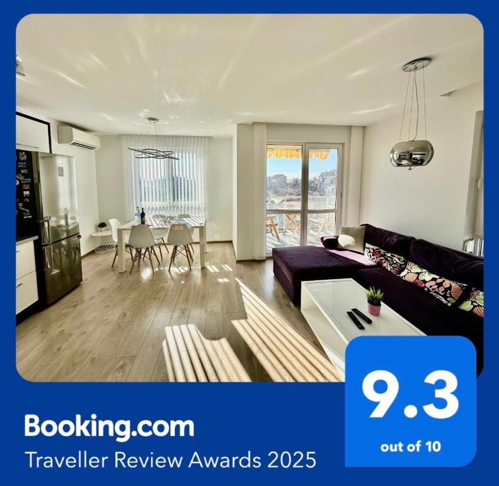Briz Apartment; 2 Bdr; 6 Guests; Private Parking Varna Eksteriør bilde